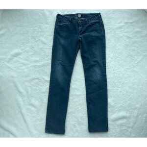 VTG Silver Jeans Sienna Women's Size 30x33 Dark Wash Blue Denim Y2K